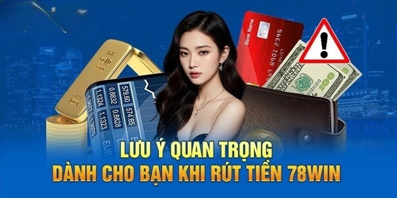 Rút Tiền 78WIN - Hướng Dẫn Các Bước Thực Hiện Cho Người Mới 1 Những điều kiện quan trọng khi rút tiền 789WIN
